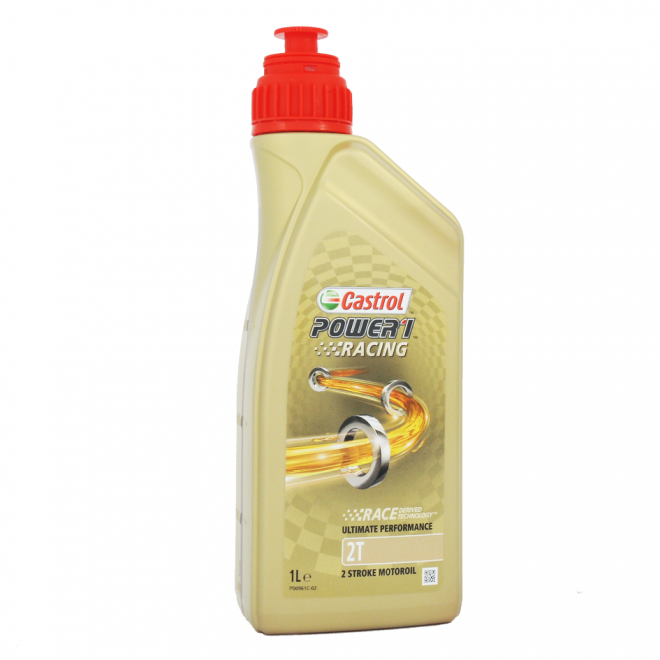 Castrol Power 1 Racing 2T - Olio sintetico per i motori a 2 tempi ad alte prestazioni